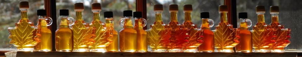 pure maple syrup bottles